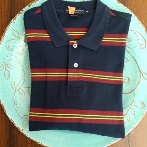 Daniel Cremieux L/S Knit Repp-Tie Striped Polo